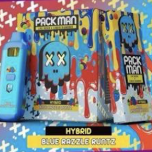 Packman Blue Razzle Runtz Disposable